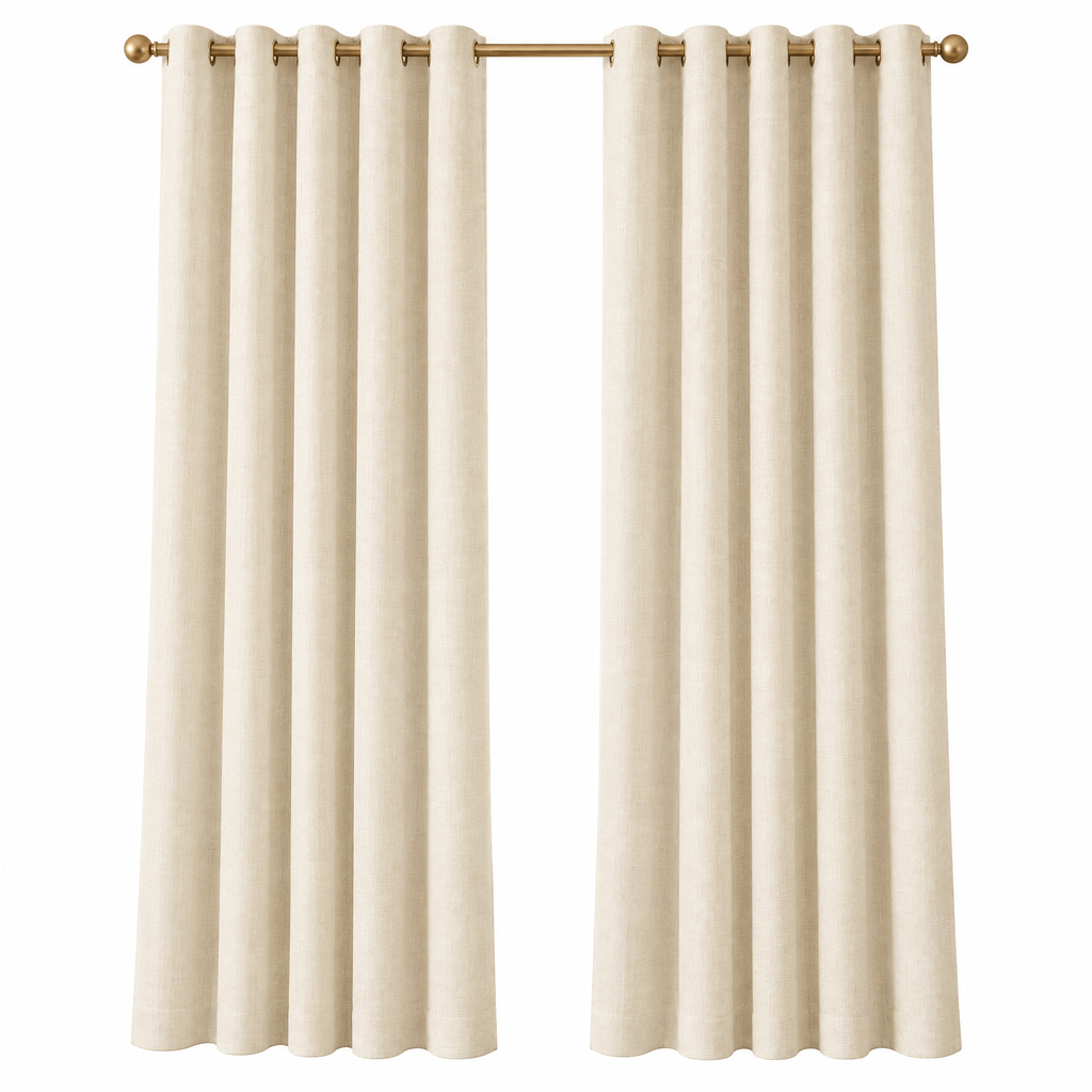 Beiaye™ Serenity Textured Blackout Curtain Pair — lifestyle view