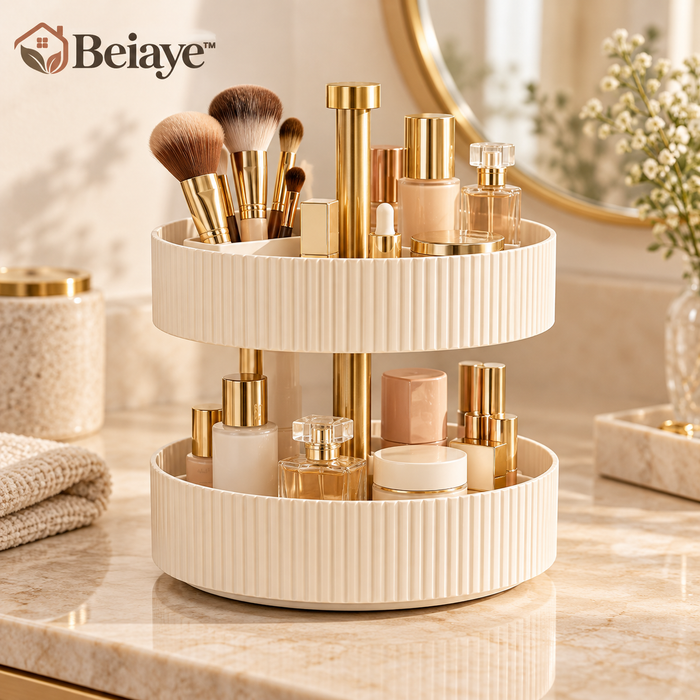 Beiaye™ Lumière Rotating Vanity Organizer